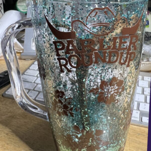 25oz ACRYLIC TUMBLER W/ HANDLE & STRAW
